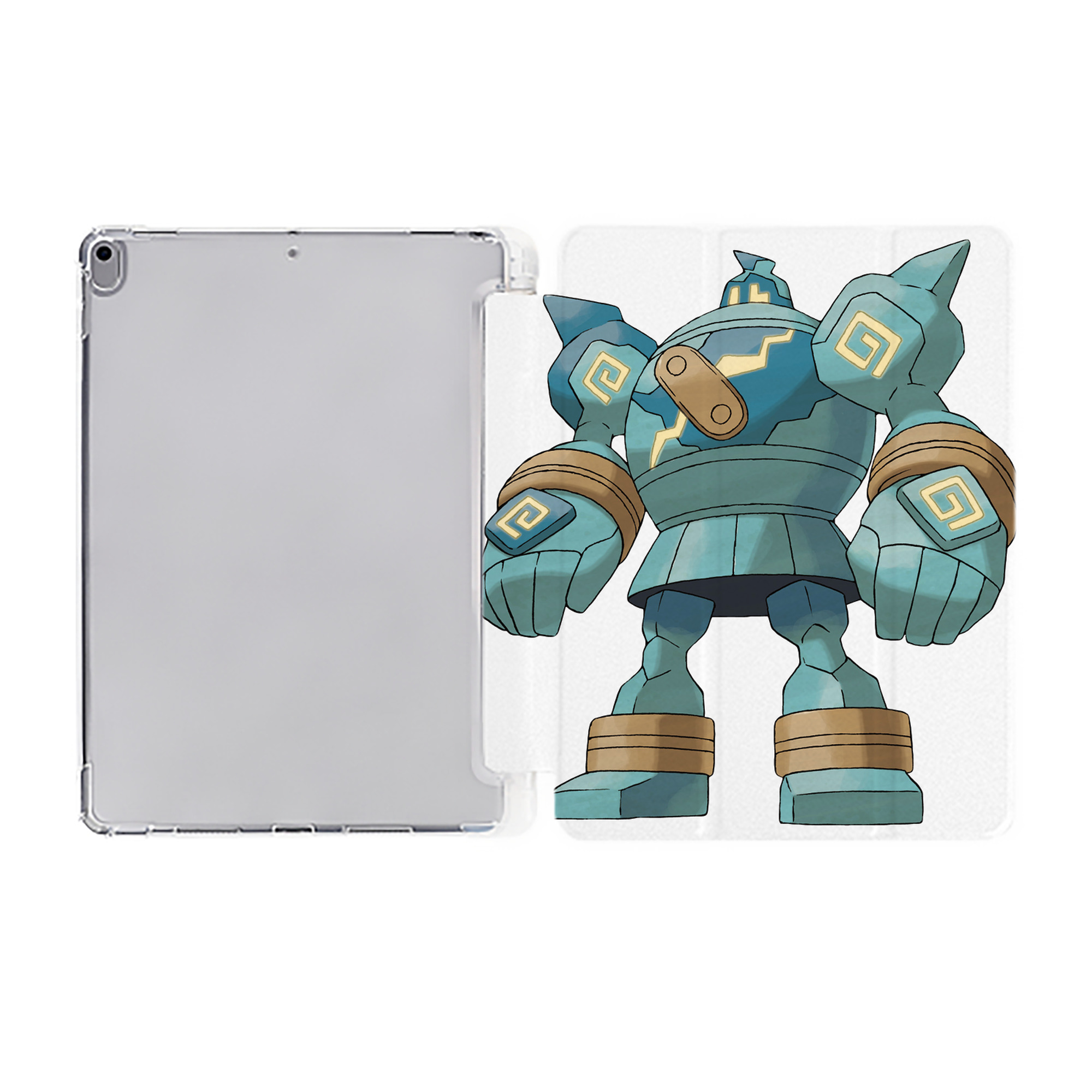 （画像用） ポケットモンスター Pokémon IPad ケース ペン収納付き 三つ折りスタンド PUレザー×シリコン 対応機種9.5/10.5/10.9インチ